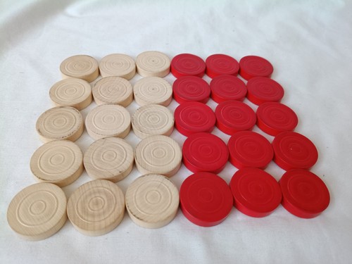 Set wooden backgammon - of,