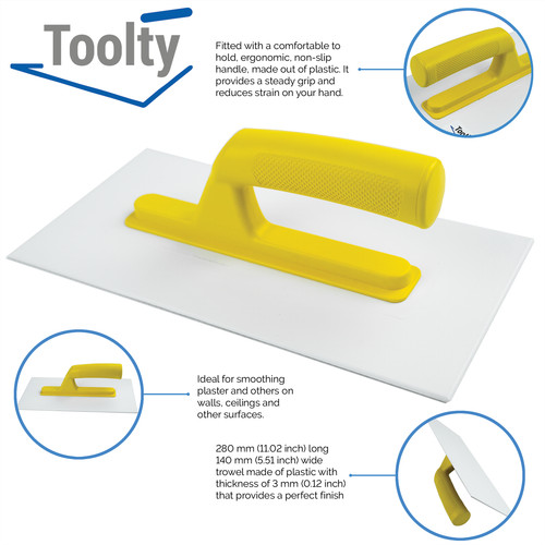 Finishing plastic trowel abs - plastic,