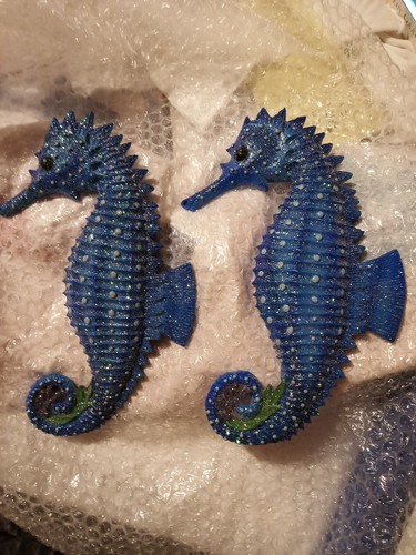 Decorative sea horses wall - sea,