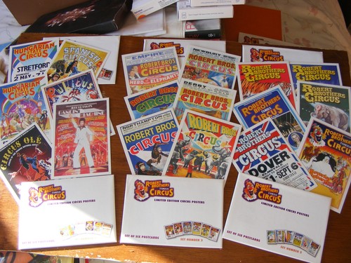 Circus post cards sir - circus,