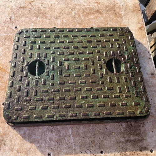 Cast iron manhole cover - cast,