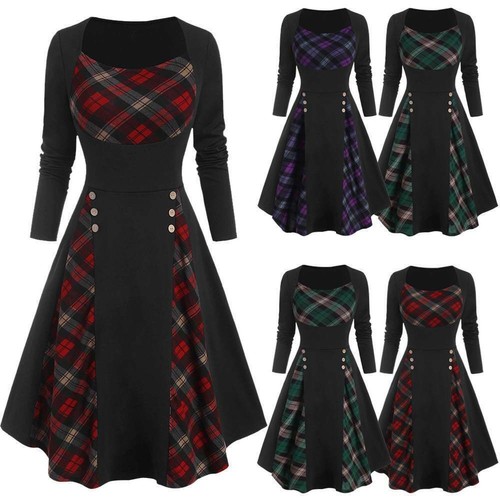 Womens plaid check - check, skater