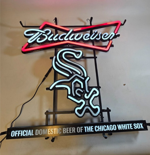 Budweiser beer white sox - beer/white,