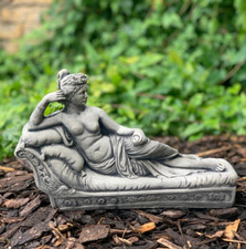 Woman classic statue Concrete lady sculpture Greek  goddess Garden art ornament