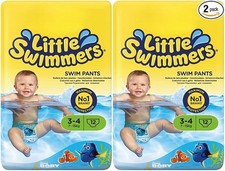 Huggies Little Swimmers Swim Pants for Babies Size 3-4 (7-15 kg) | Pack of 2