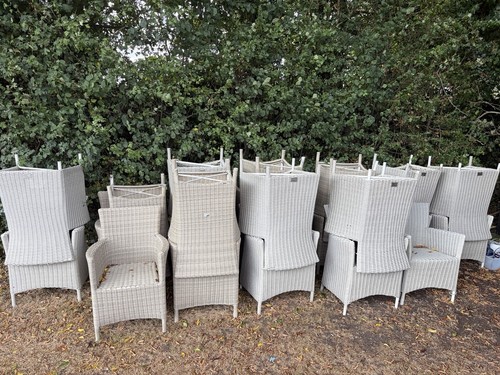 Rattan arm chairs - rattan,