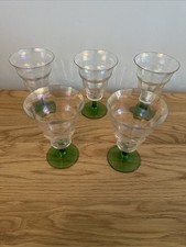 Vintage Art Deco Short Stem