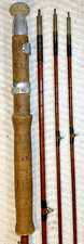 Split Cane Trout Fly Rod WALLACE & KERR of EDINBURGH 9’ 3 Piece + Spare Tip