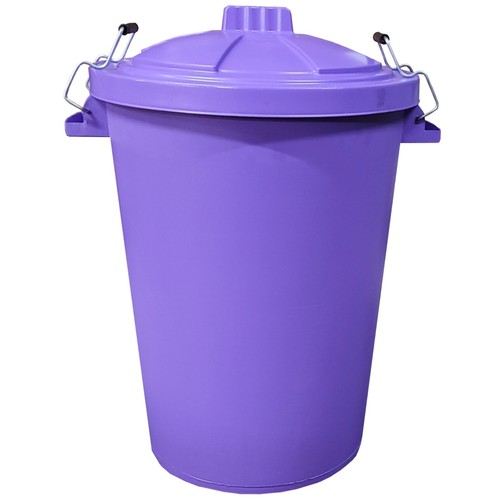 Purple bin large dustbin - large,