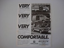 advertising Pubblicità 1983 CHEVROLET SPORTVAN/VAN/PICK-UP