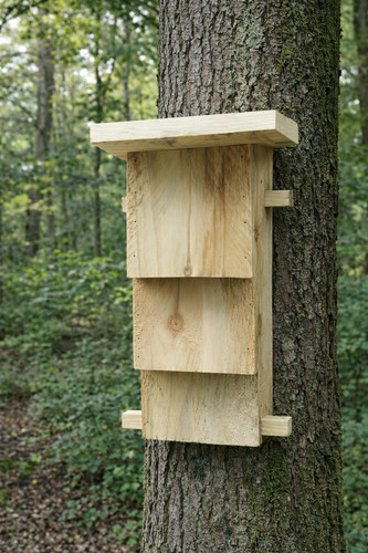 Bat box wooden rustic - -,