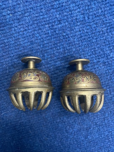 Indian brass elephant bell - indian,
