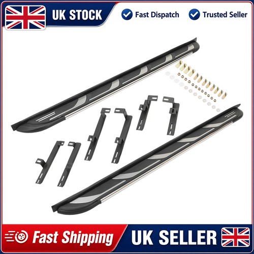 Running boards side - side, steps