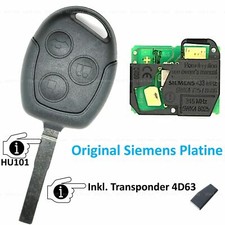 Radio Key 433MHz For Ford Fiesta Focus Mondeo Galaxy C-Max B-Max 4D63