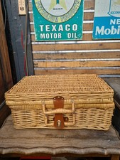 Vintage wicker picnic - vintage, hamper