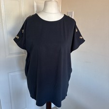 Alice Collins navy  Button