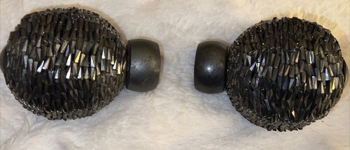 Kirsch grey metal beaded - metal, ball