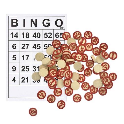Easy read bingo cards - 40,