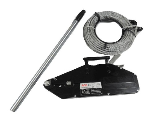 Wire rope pulling hoist - rope, winch