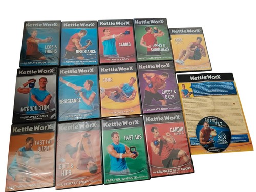 Kettleworx workout dvds lot - kettleworx, (dvds