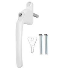 PVC Window Handle Replacement Universal Inline - Key Locking For Double Glazing