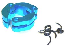 1/8 Scale Buggy RC Nitro Engine 3 Shoe Alloy Aluminium Clutch with Spring Blue