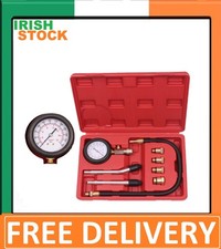MEETOZ Professional Petrol Gas Engine Compression Tester Kit, Automotive Gauge