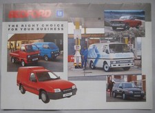 1987 Bedford range Brochure Astravan, Astramax, Rascal, Midi, Brava, KB Pick-up