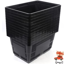 12x Plastic Shopping Basket