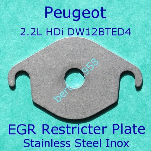 Egr valve restrictor peugeot - egr,