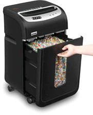 Cut Paper Shredder Heavy Duty, 18-Sheet Shreds Paper/Card/Staple/Clip Paper Shre