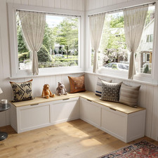 L Shape Kitchen Breakfast Nook