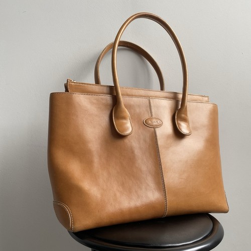 Tods tote brown leather - brown, bag