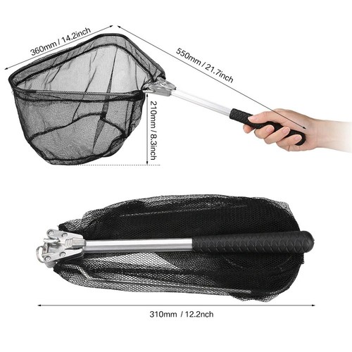 55cm telescopic fishing - telescopic, net