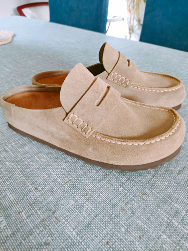Birkenstock naples taupe suede - naples,