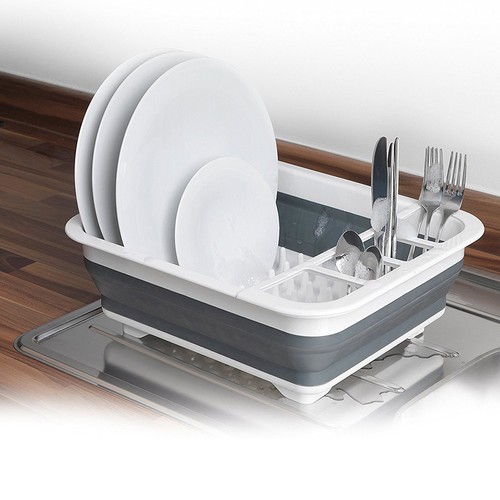 Collapsible dish drainer - collapsible,