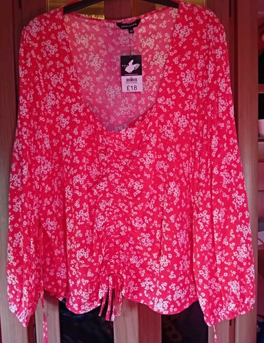 Bnwt peacocks pink - peacocks, floral