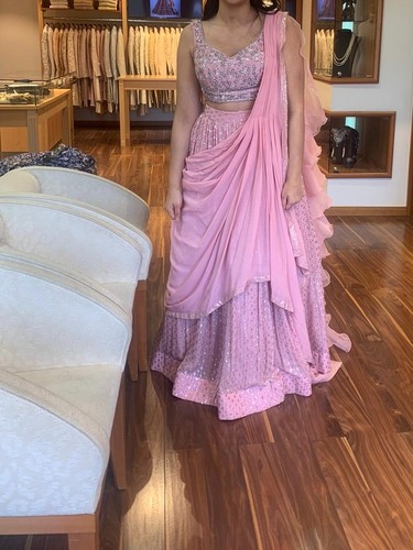 Lehenga light pink - lehenga,