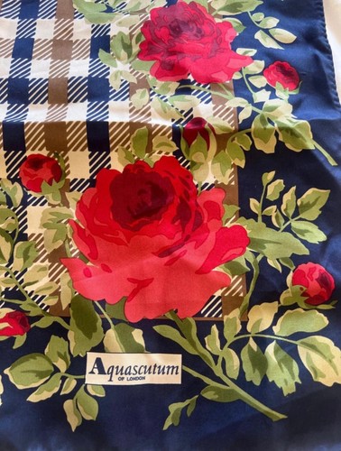 Aquascutum silk scarf - silk,