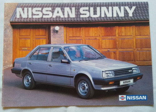 1985 nissan sunny brochure - nissan,