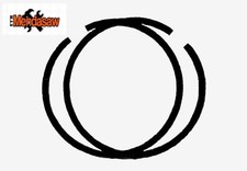 SPARE PARTS FOR PARTNER /  HUSQVARNA K750 K760 PISTON RINGS 2 IN A SET