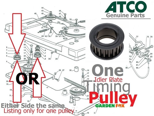 Genuine atco gt40h twin 102cm - genuine,