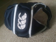 Canterbury Men's Rugby Headguard Black Ventilator Scrum Cap Small