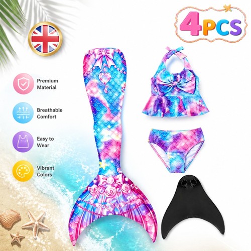 Kids mermaid tail swimsuit - mermaid,