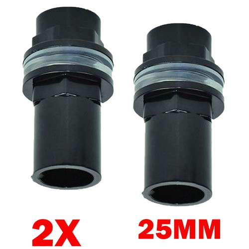 2pc 25mm waterproof bulkhead - 25mm,