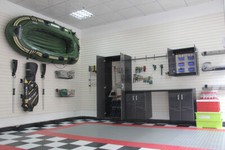 2m Wall panel Slatwall White PVC Panel for Retail/Shop/Display/Garage/Home