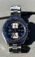 VINTAGE SEIKO 8138-0030 BLUE