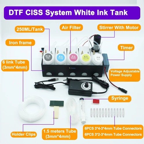 250ml dtf ciss - 250ml, system