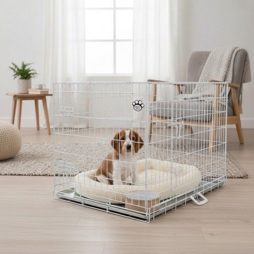 Galvanised steel dog - galvanised, 42