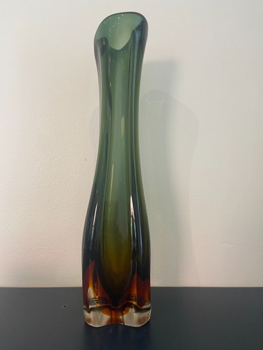 Murano art glass vase 1970s - murano,
